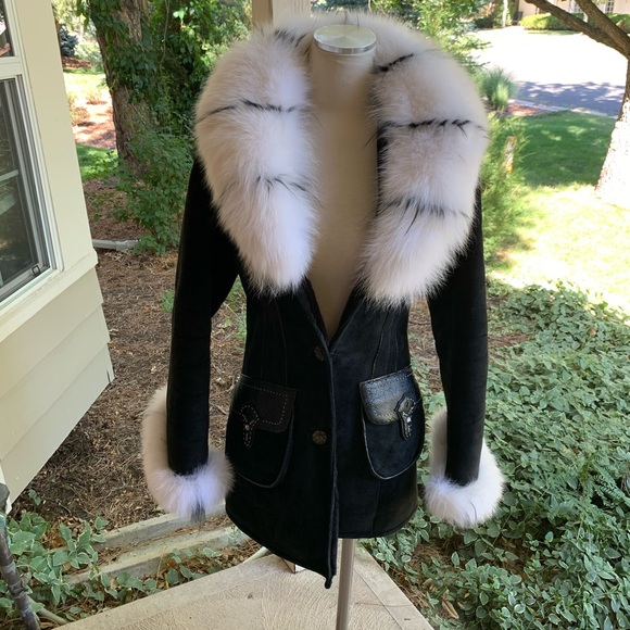 Redwolf Jackets & Blazers - Redwolf shearling sheepskin and genuine fox fur
